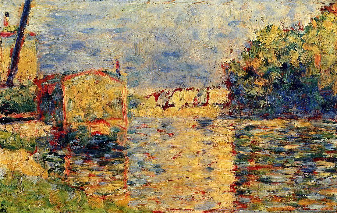 river s edge 1884 Oil Paintings